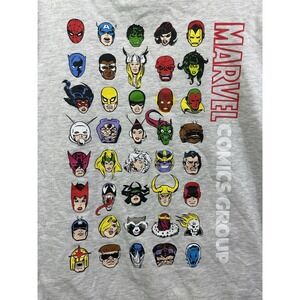 Marvel comics group cartoon Men's Hoodie long sleeves size 2XL‎ color Gray
